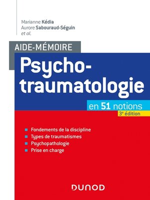 cover image of Aide-mémoire--Psychotraumatologie--3e éd.